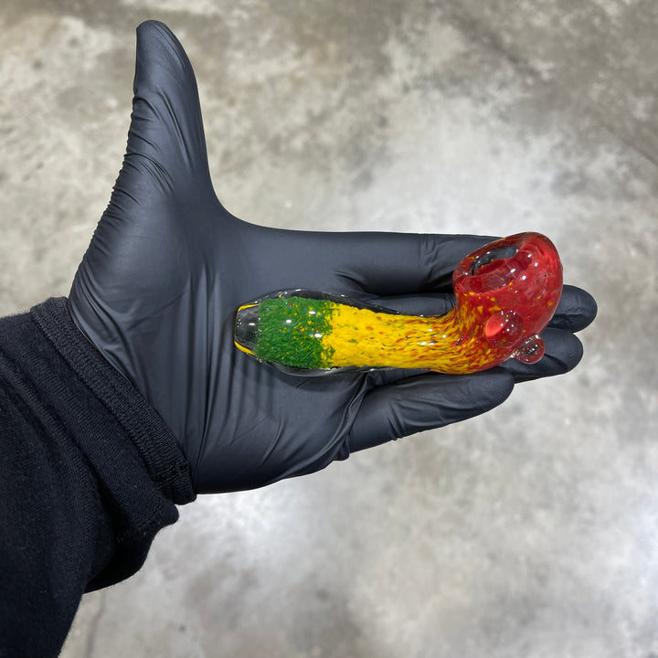 Rasta UV Sherlock Glass Pipe Tako Glass   