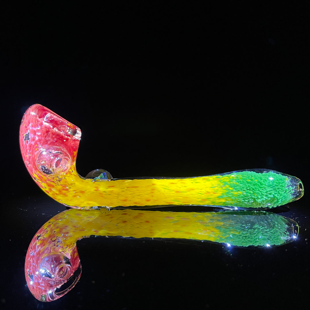 XL Rasta UV Sherlock Glass Pipe Tako Glass   