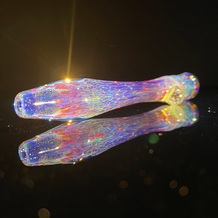 Tiffany's Nebula UV Chillum Glass Pipe Tako Glass   