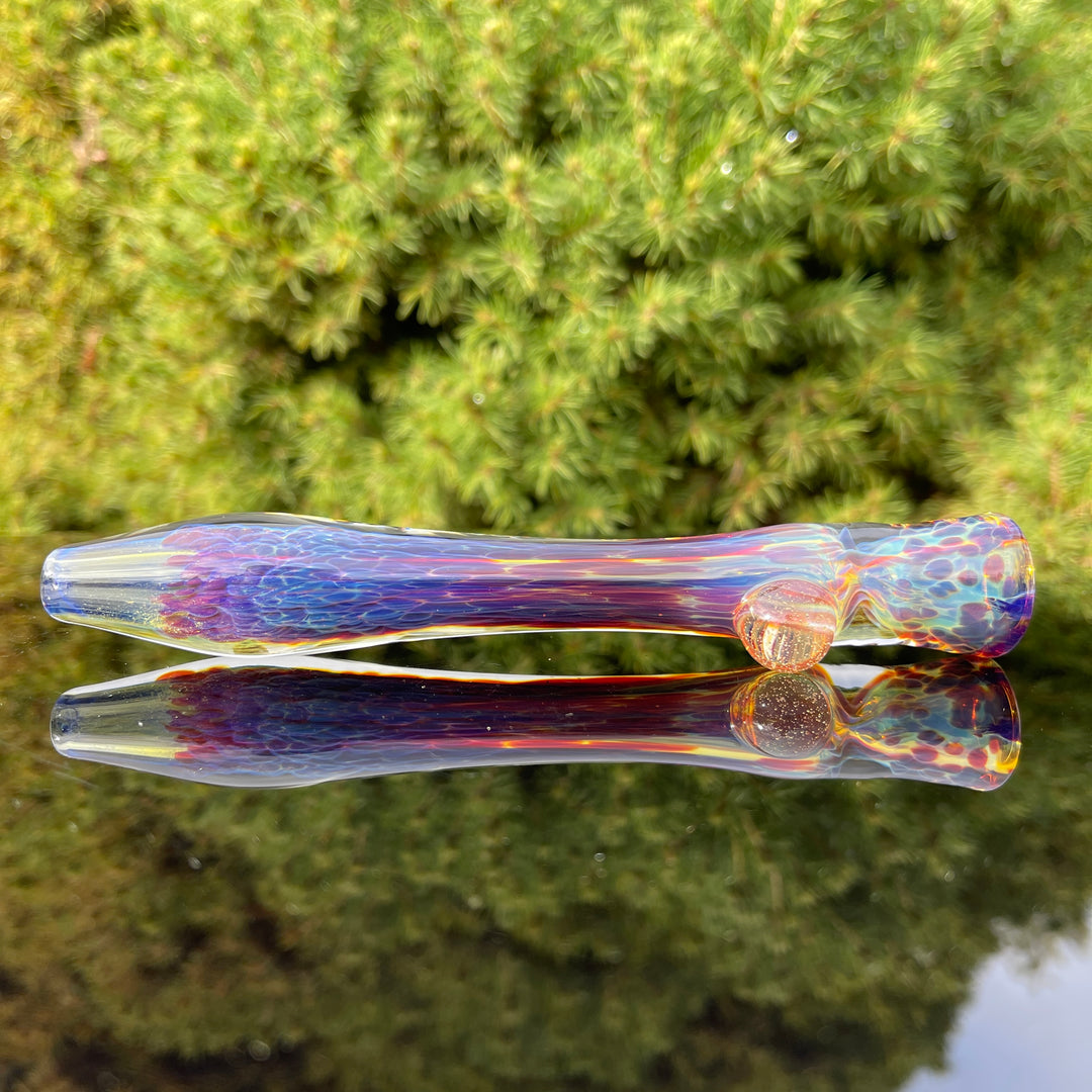 Tiffany's Nebula UV Chillum Glass Pipe Tako Glass   