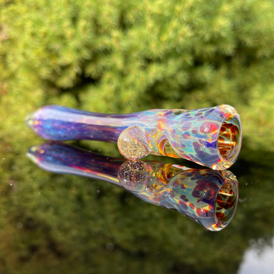 Tiffany's Nebula UV Chillum Glass Pipe Tako Glass   