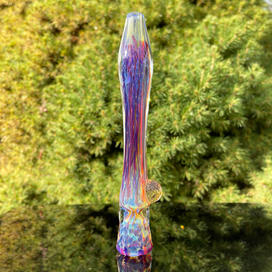 Tiffany's Nebula UV Chillum Glass Pipe Tako Glass   