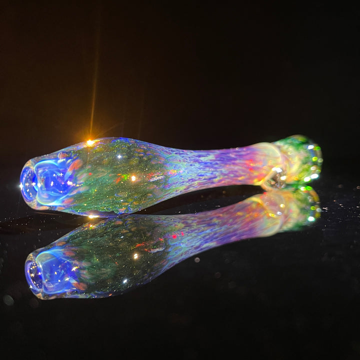 Tiffany's Nebula UV Chillum Glass Pipe Tako Glass   