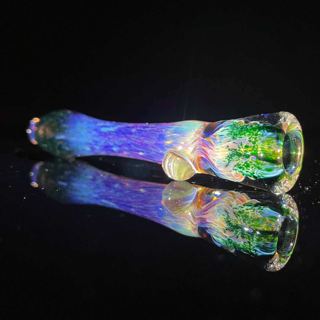 Tiffany's Nebula UV Chillum Glass Pipe Tako Glass   