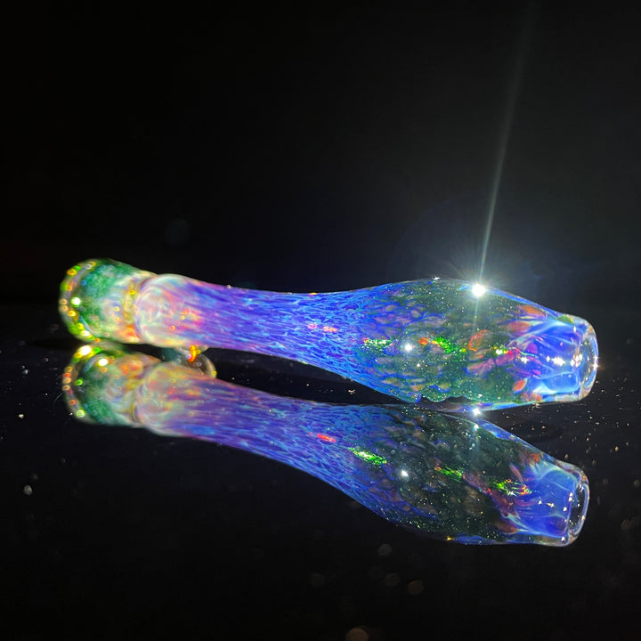 Tiffany's Nebula UV Chillum Glass Pipe Tako Glass   