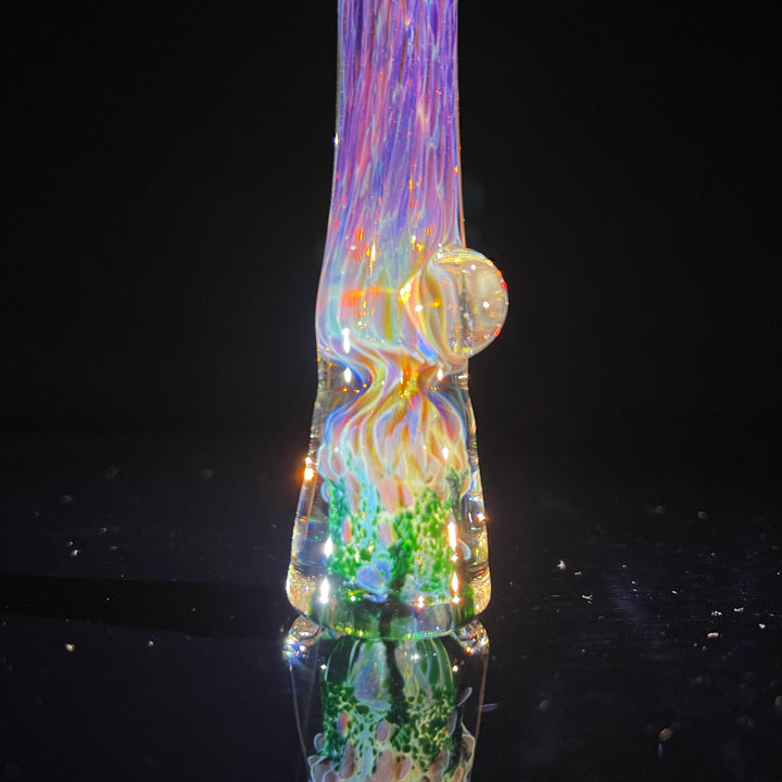 Tiffany's Nebula UV Chillum Glass Pipe Tako Glass   