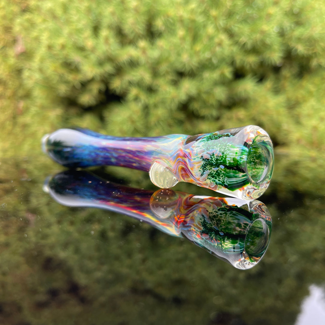 Tiffany's Nebula UV Chillum Glass Pipe Tako Glass   