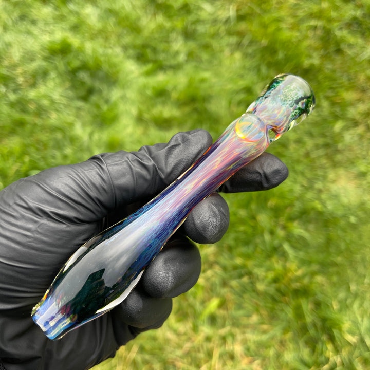 Tiffany's Nebula UV Chillum Glass Pipe Tako Glass   