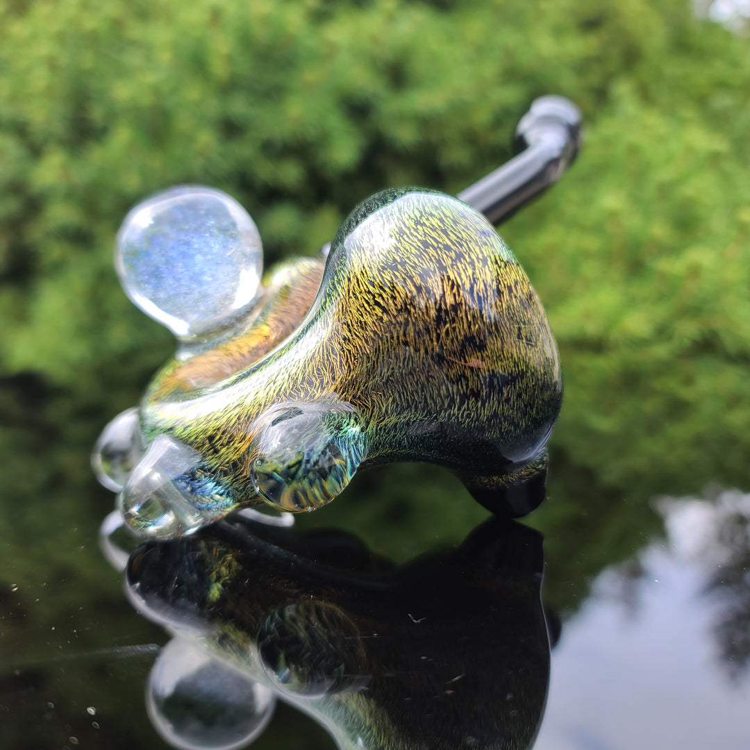Super Sick Bronze Dichro Sherlock Glass Pipe TG   
