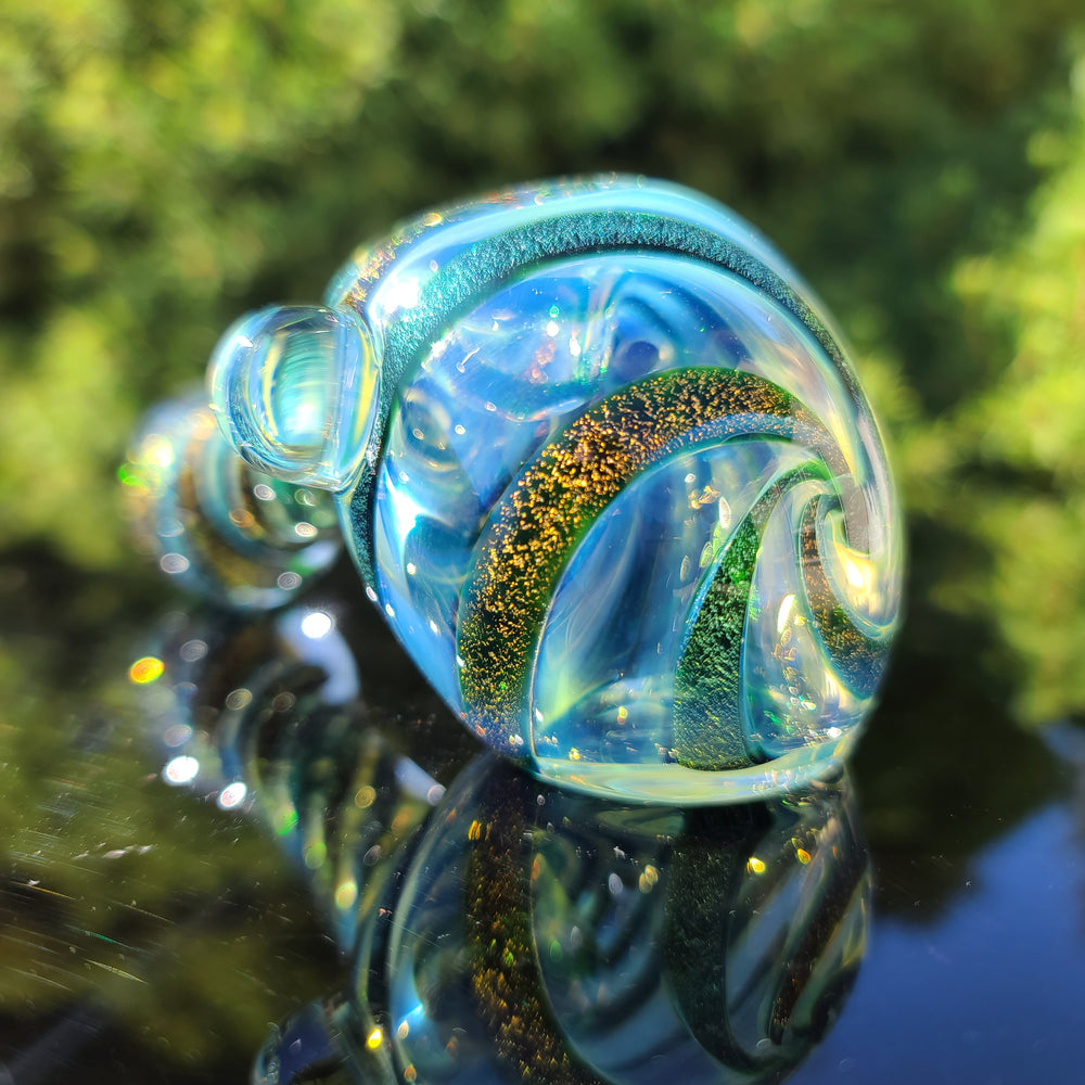 Droopy Dichro Hammer Glass Pipe Tiny Mike   