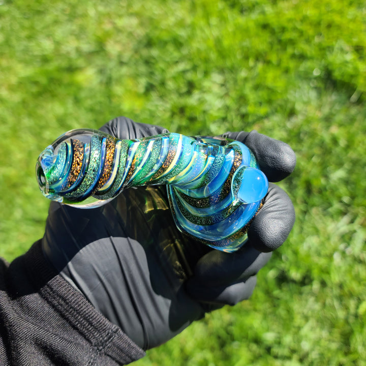 Droopy Dichro Hammer Glass Pipe Tiny Mike   