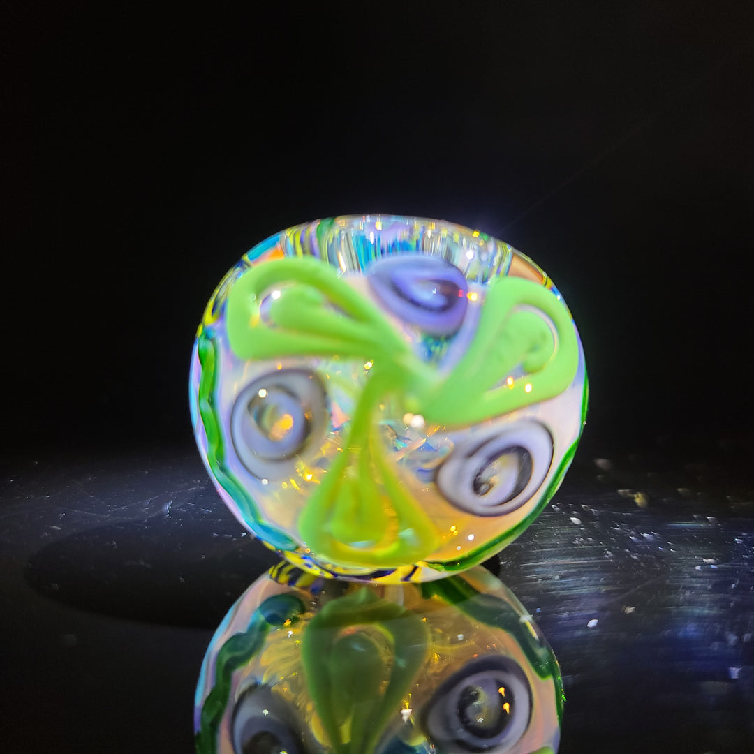 Color Inside Out Spoon Glass Pipe Tiny Mike   