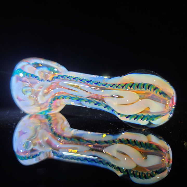 Color Inside Out Spoon Glass Pipe Tiny Mike   