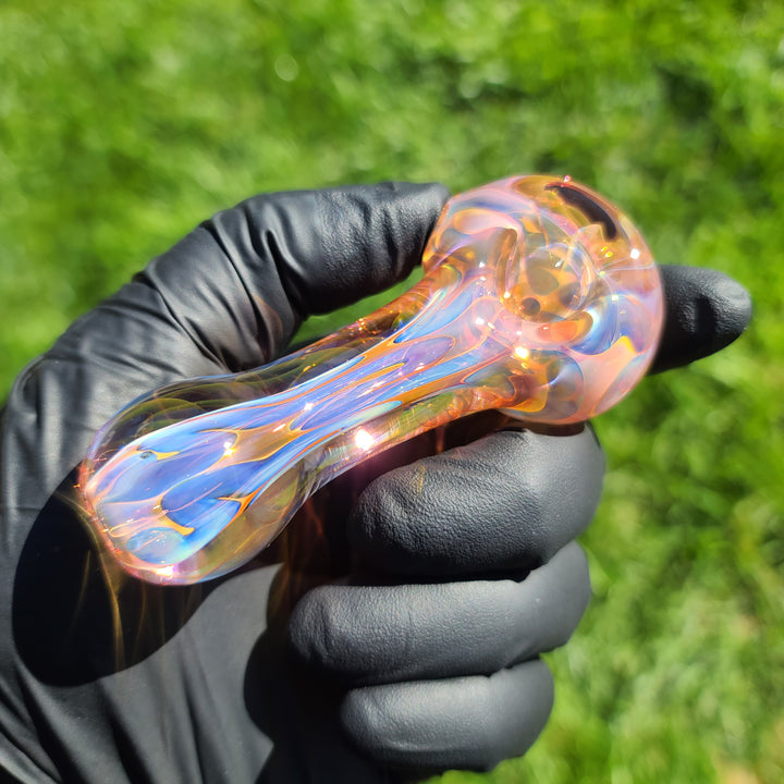 Ghost Flame Pipe Glass Pipe Tiny Mike   