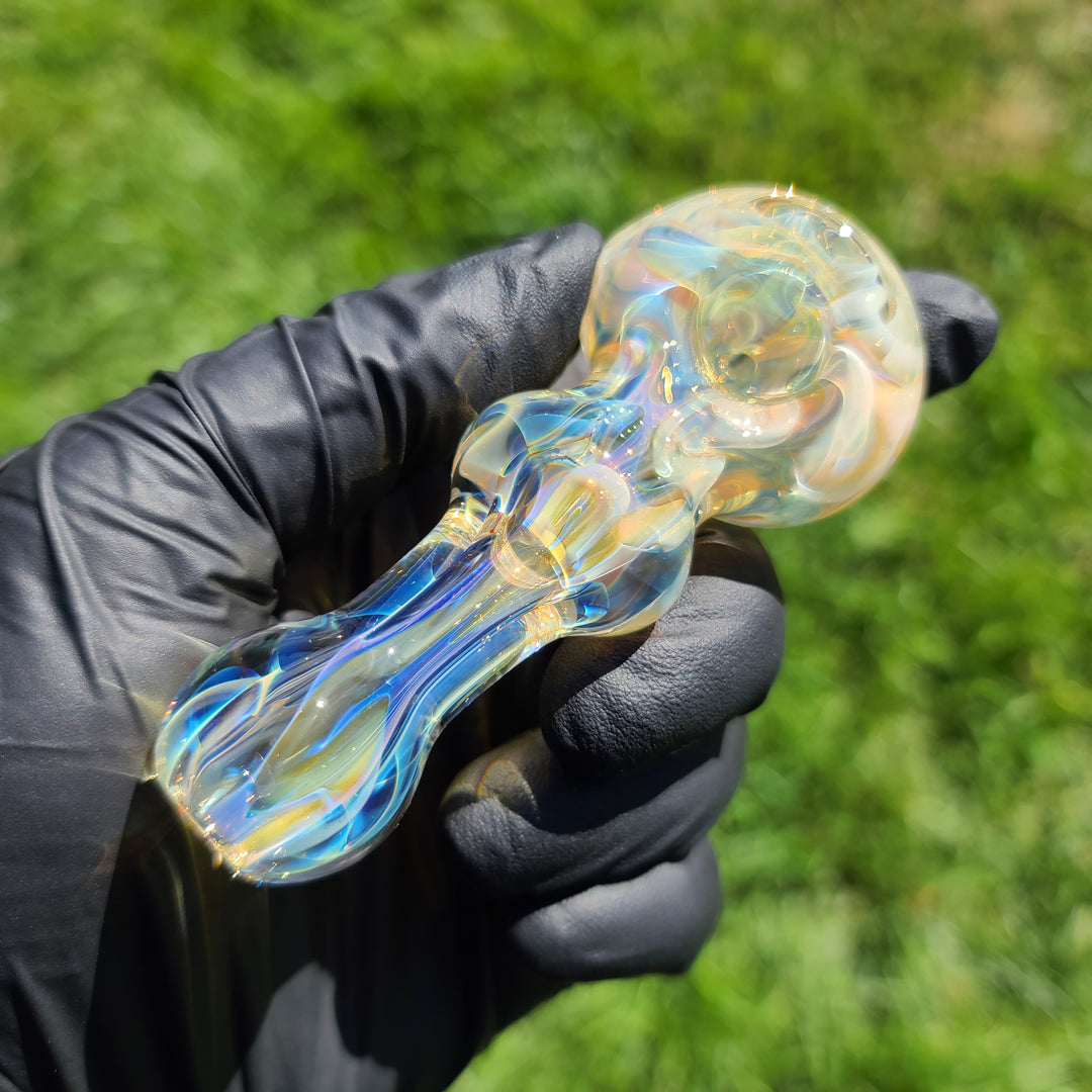 Ghost Flame Maria Pipe Glass Pipe Tiny Mike   