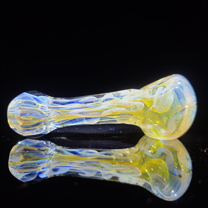 Large Ghost Flame Pipe Glass Pipe Tiny Mike   