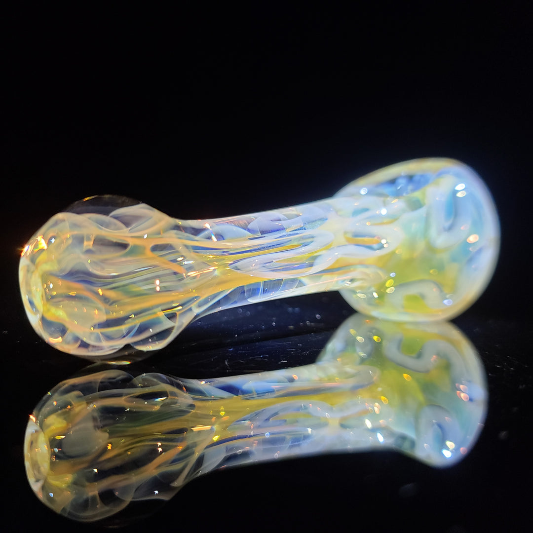 Large Ghost Flame Pipe Glass Pipe Tiny Mike   