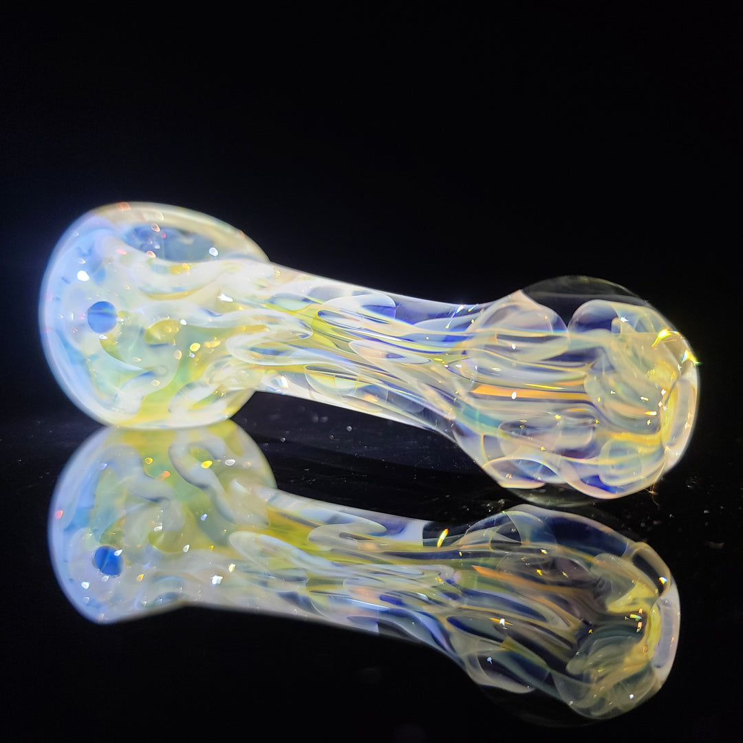 Large Ghost Flame Pipe Glass Pipe Tiny Mike   