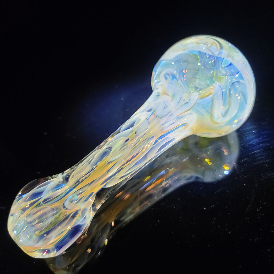 Large Ghost Flame Pipe Glass Pipe Tiny Mike   