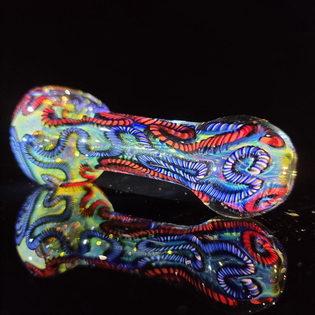 Super Chunky Inside Out Spoon Glass Pipe Tiny Mike   