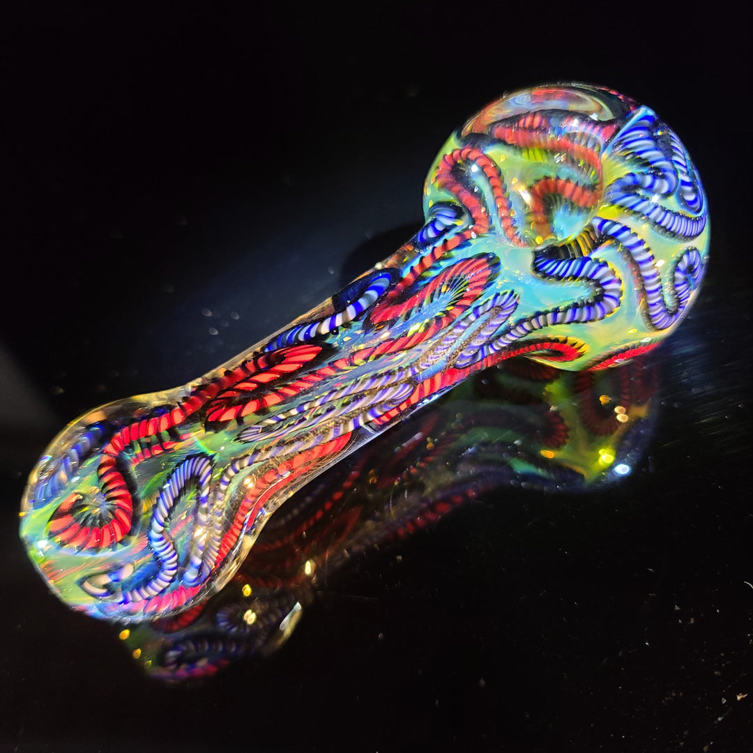 Super Chunky Inside Out Spoon Glass Pipe Tiny Mike   