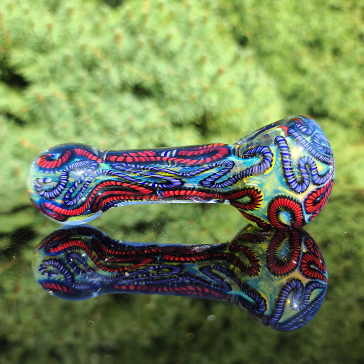 Super Chunky Inside Out Spoon Glass Pipe Tiny Mike   