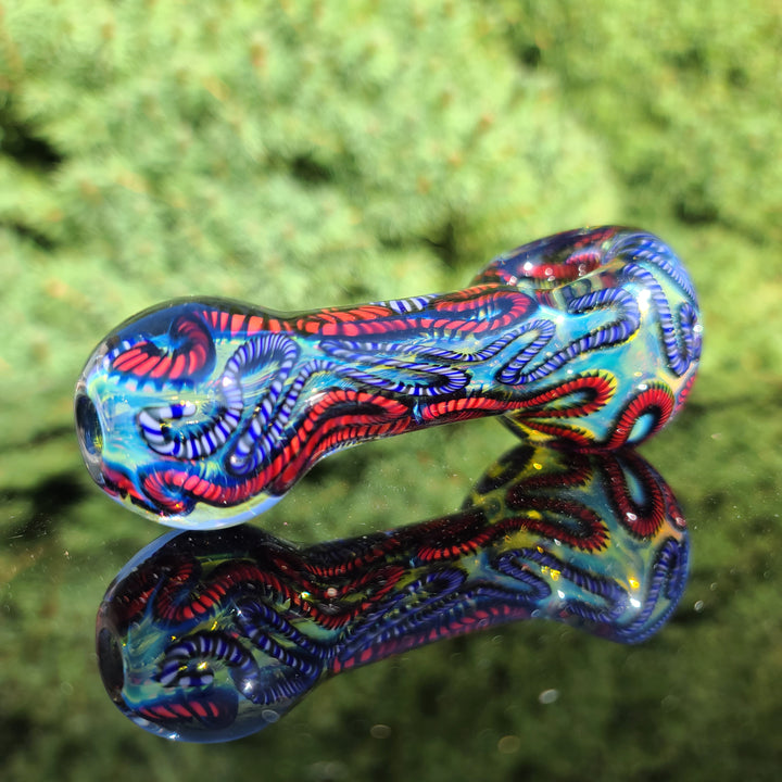 Super Chunky Inside Out Spoon Glass Pipe Tiny Mike   