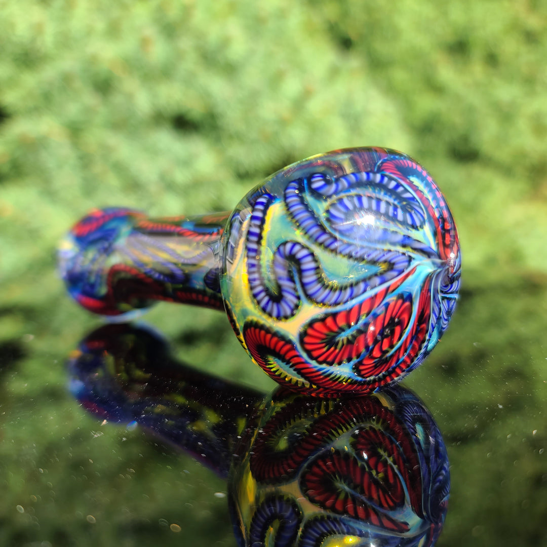 Super Chunky Inside Out Spoon Glass Pipe Tiny Mike   