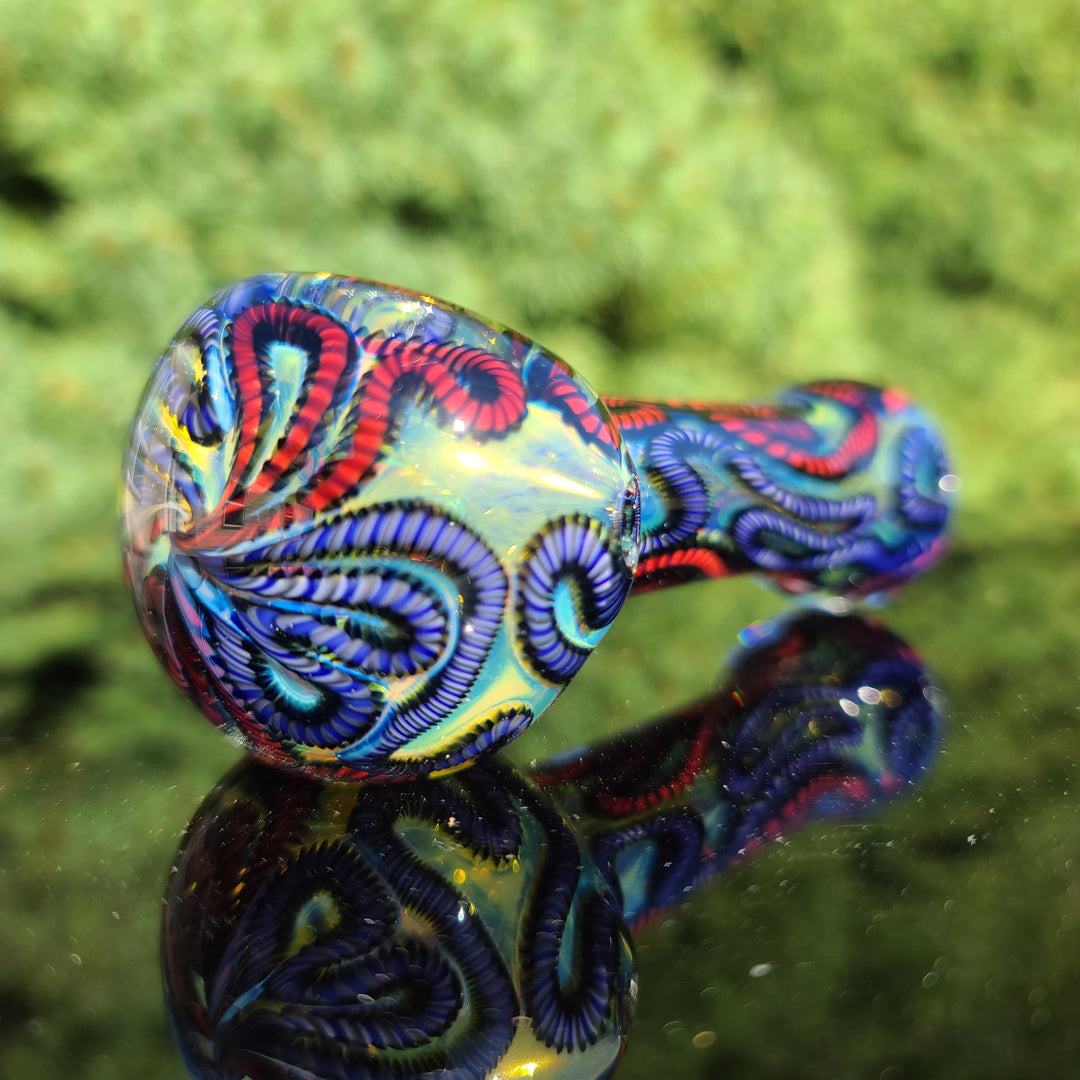 Super Chunky Inside Out Spoon Glass Pipe Tiny Mike   