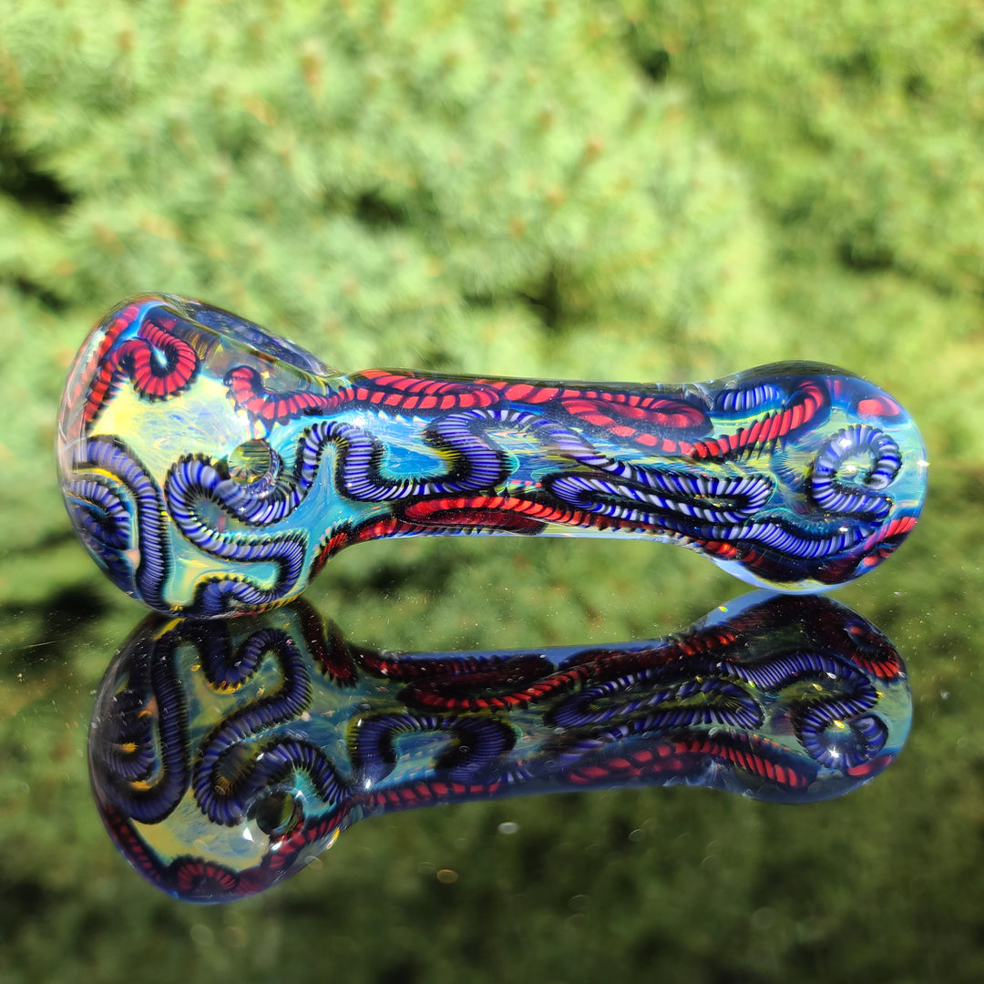 Super Chunky Inside Out Spoon Glass Pipe Tiny Mike   