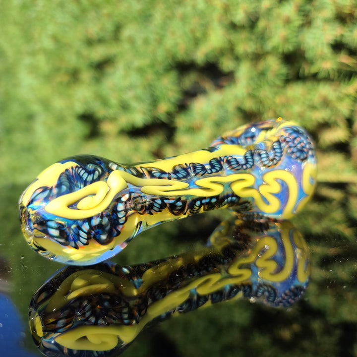 Super Chunky Inside Out Spoon Glass Pipe Tiny Mike   