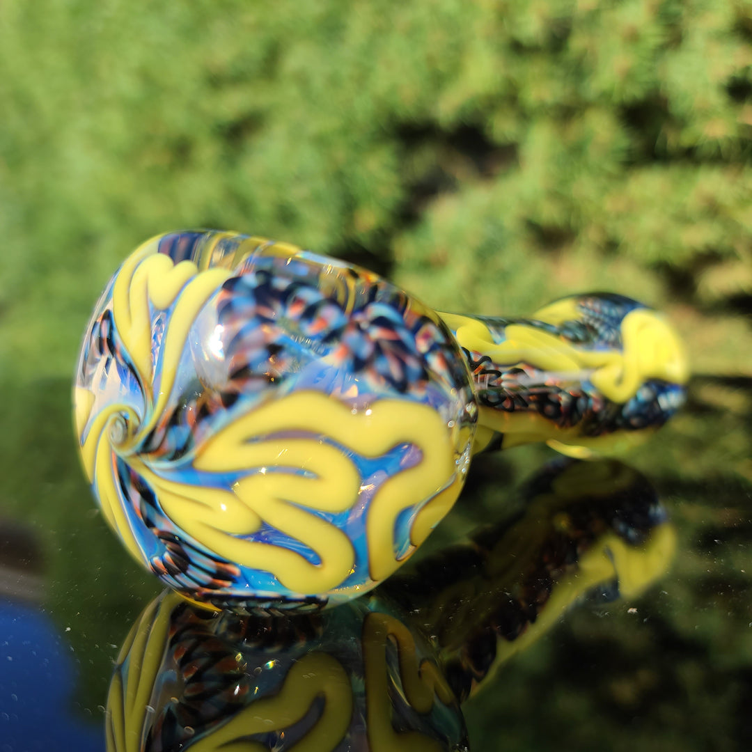 Super Chunky Inside Out Spoon Glass Pipe Tiny Mike   