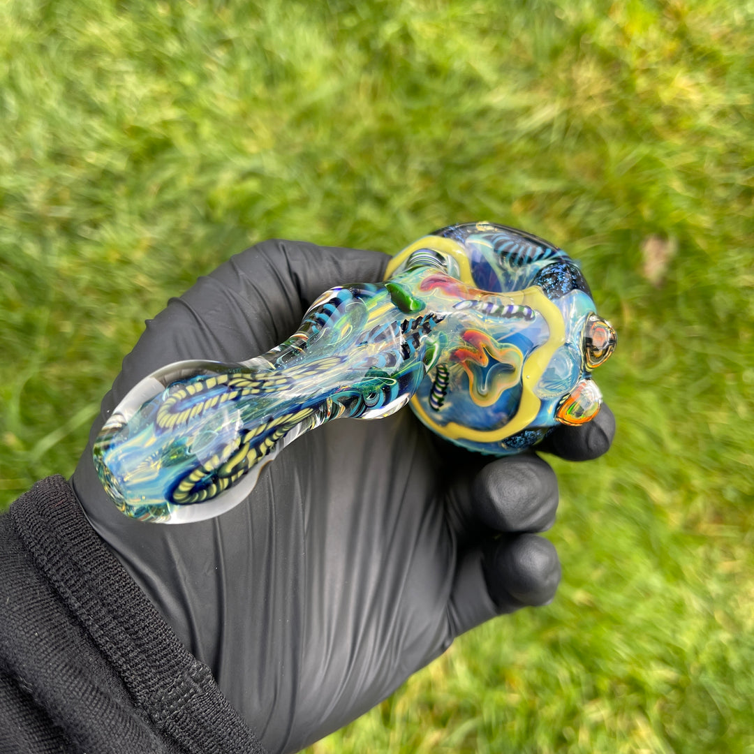 Droopy Inside Out Hammer Glass Pipe Tiny Mike   