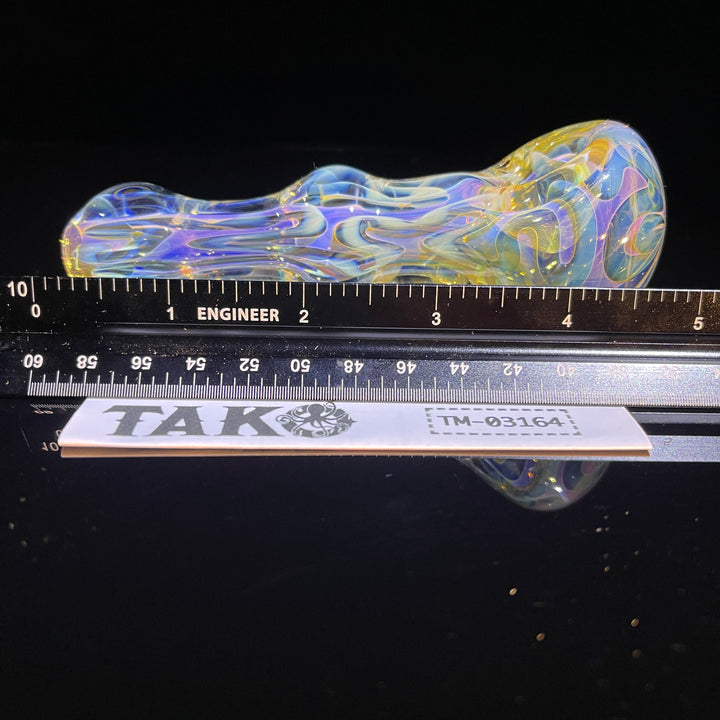 Large Ghost Flame Maria Pipe Glass Pipe Tiny Mike   