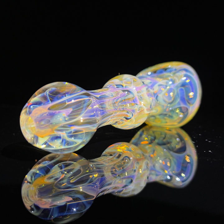 Large Ghost Flame Maria Pipe Glass Pipe Tiny Mike   