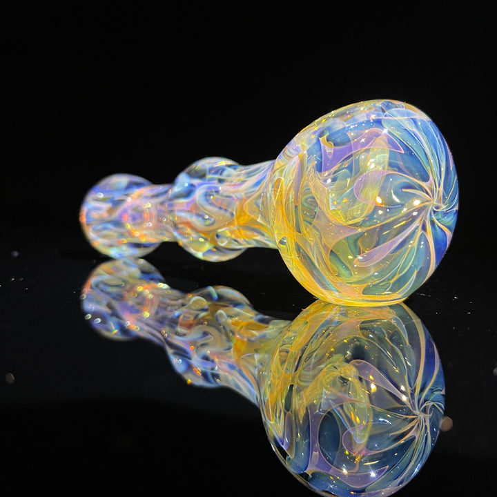 Large Ghost Flame Maria Pipe Glass Pipe Tiny Mike   