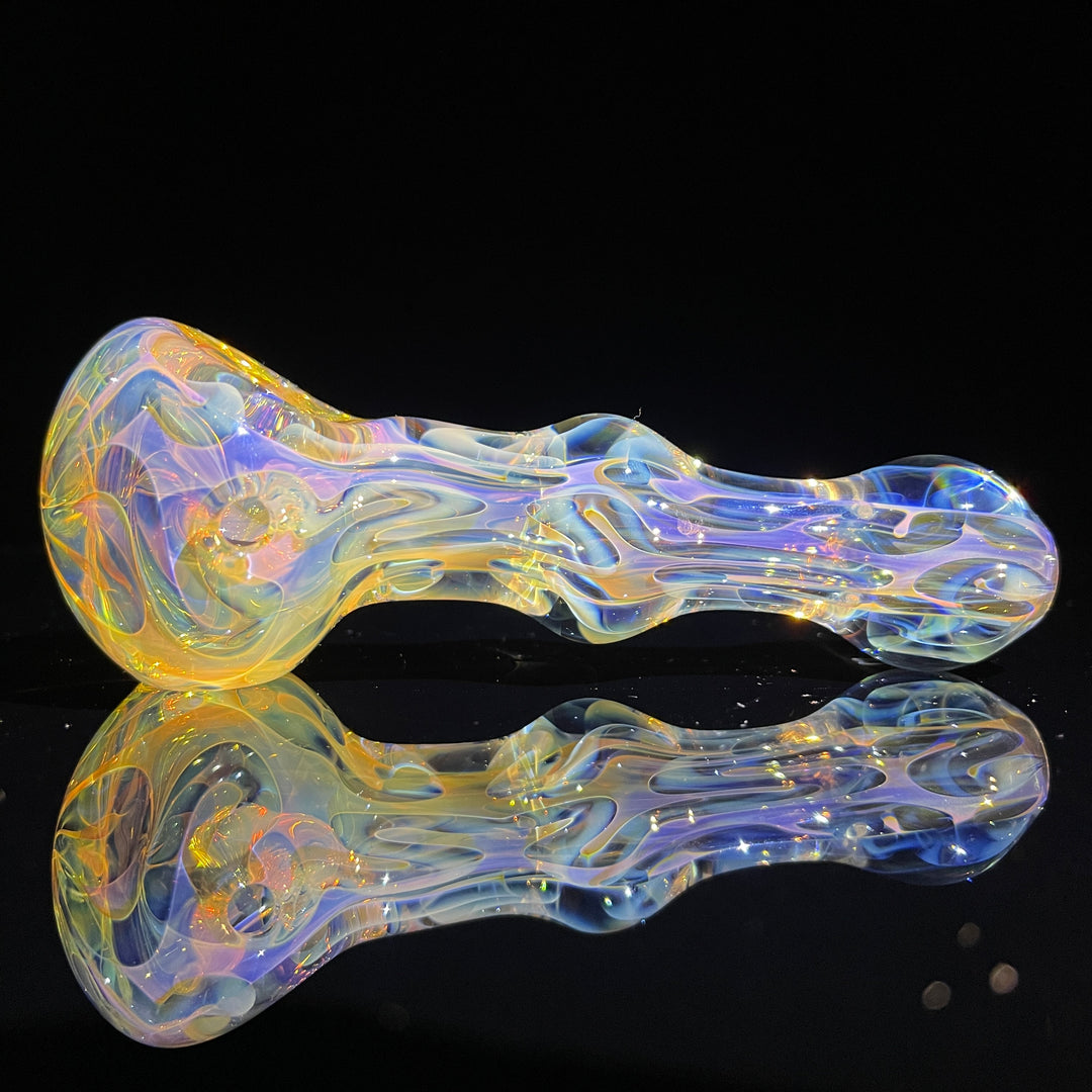 Large Ghost Flame Maria Pipe Glass Pipe Tiny Mike   