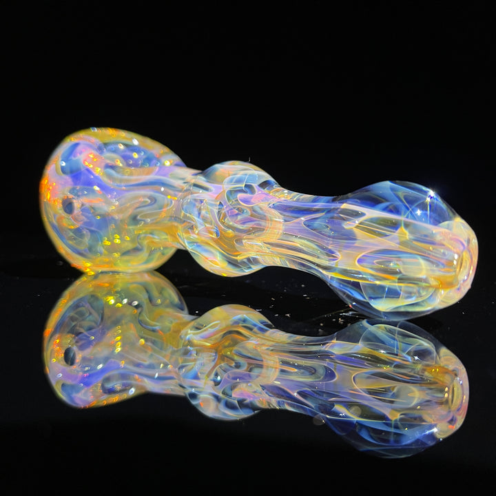 Large Ghost Flame Maria Pipe Glass Pipe Tiny Mike   