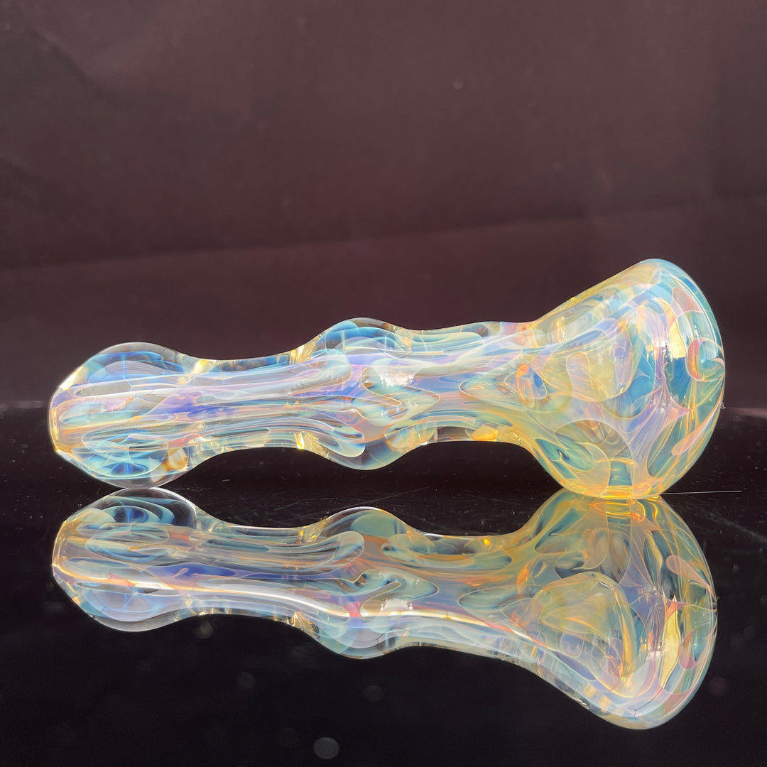 Large Ghost Flame Maria Pipe Glass Pipe Tiny Mike   