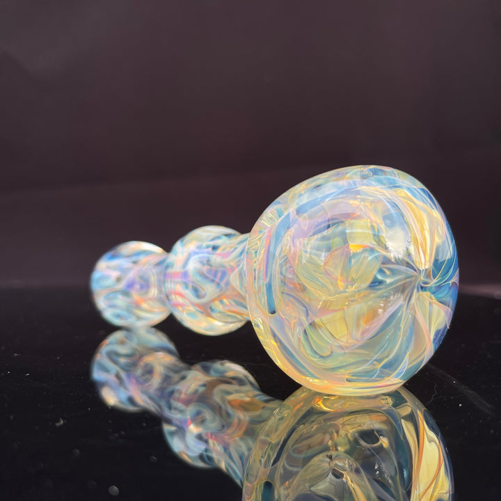 Large Ghost Flame Maria Pipe Glass Pipe Tiny Mike   