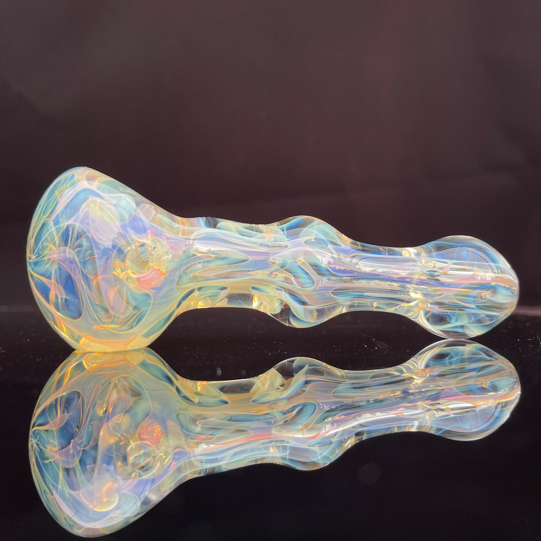 Large Ghost Flame Maria Pipe Glass Pipe Tiny Mike   