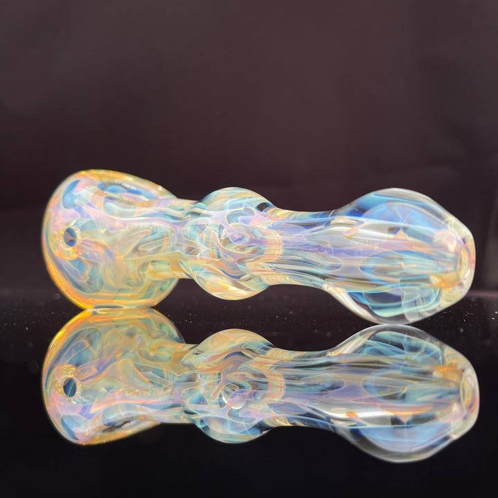 Large Ghost Flame Maria Pipe Glass Pipe Tiny Mike   