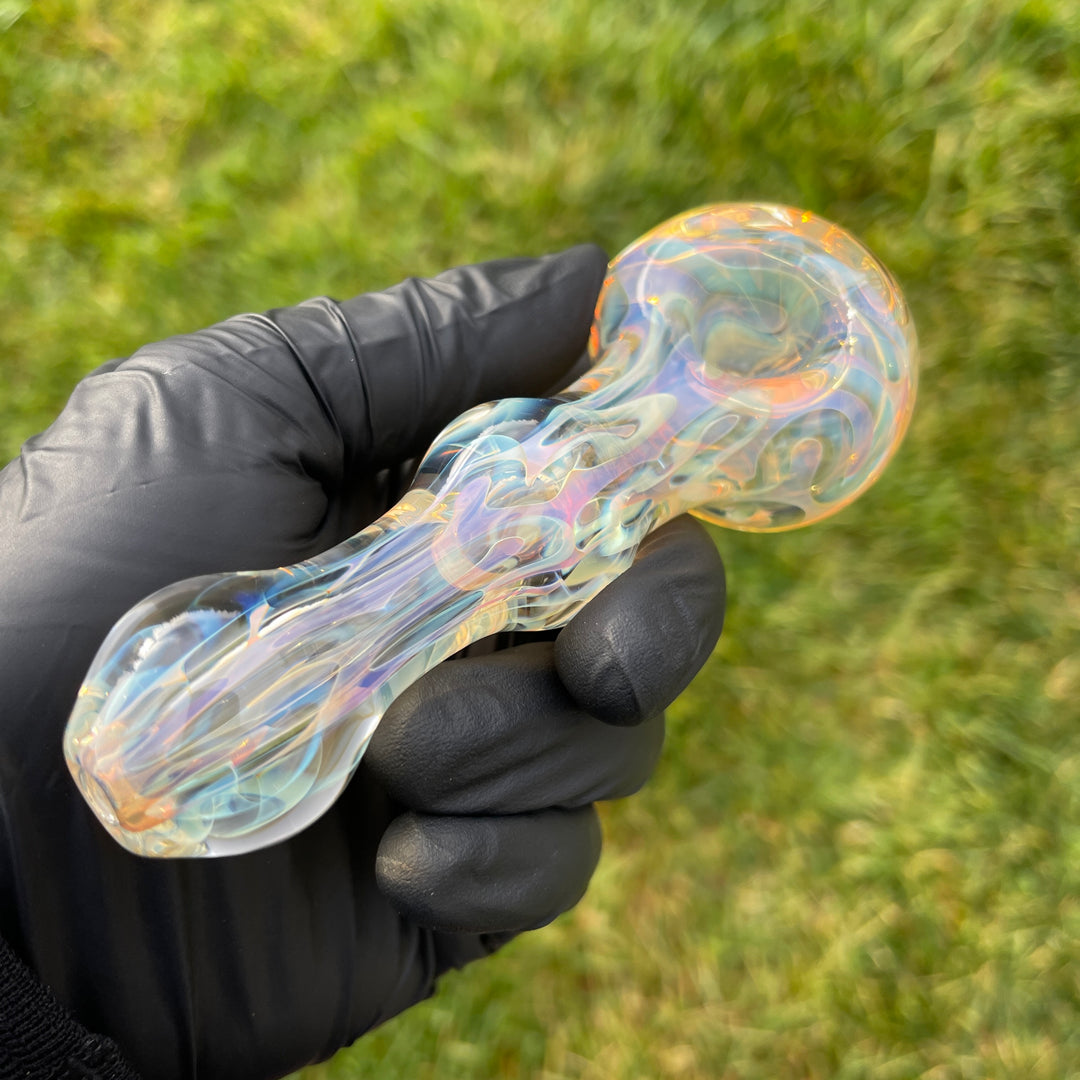 Large Ghost Flame Maria Pipe Glass Pipe Tiny Mike   