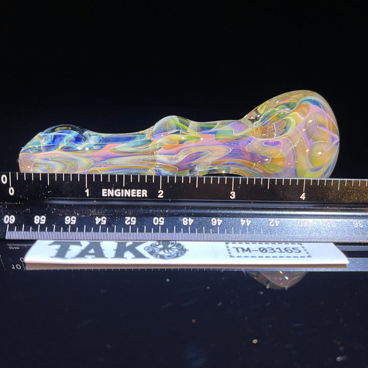 Large Ghost Flame Maria Pipe Glass Pipe Tiny Mike   