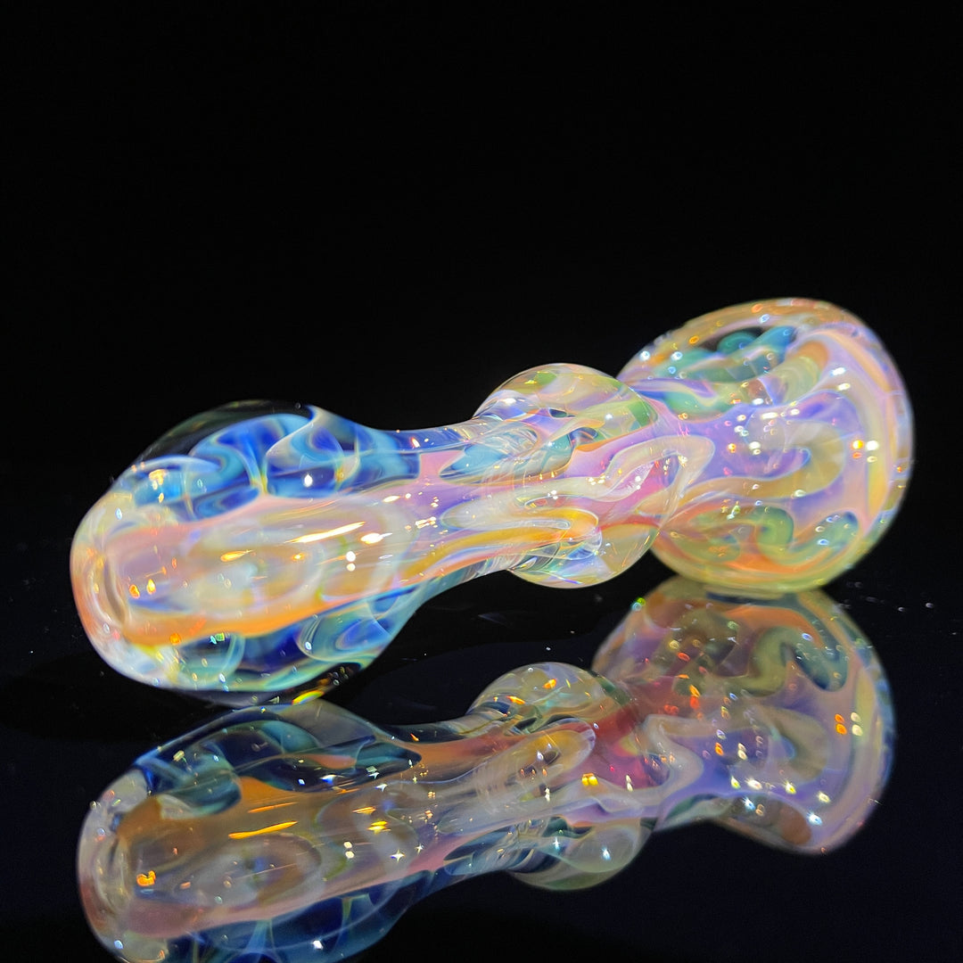 Large Ghost Flame Maria Pipe Glass Pipe Tiny Mike   