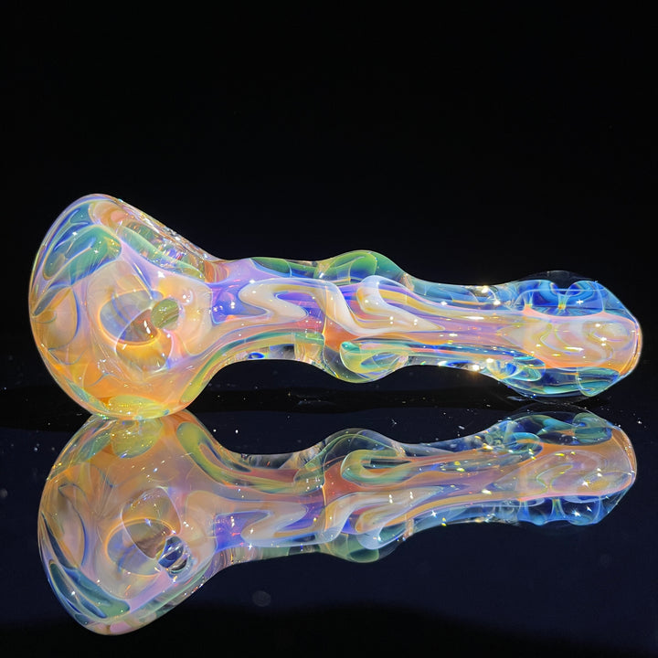 Large Ghost Flame Maria Pipe Glass Pipe Tiny Mike   