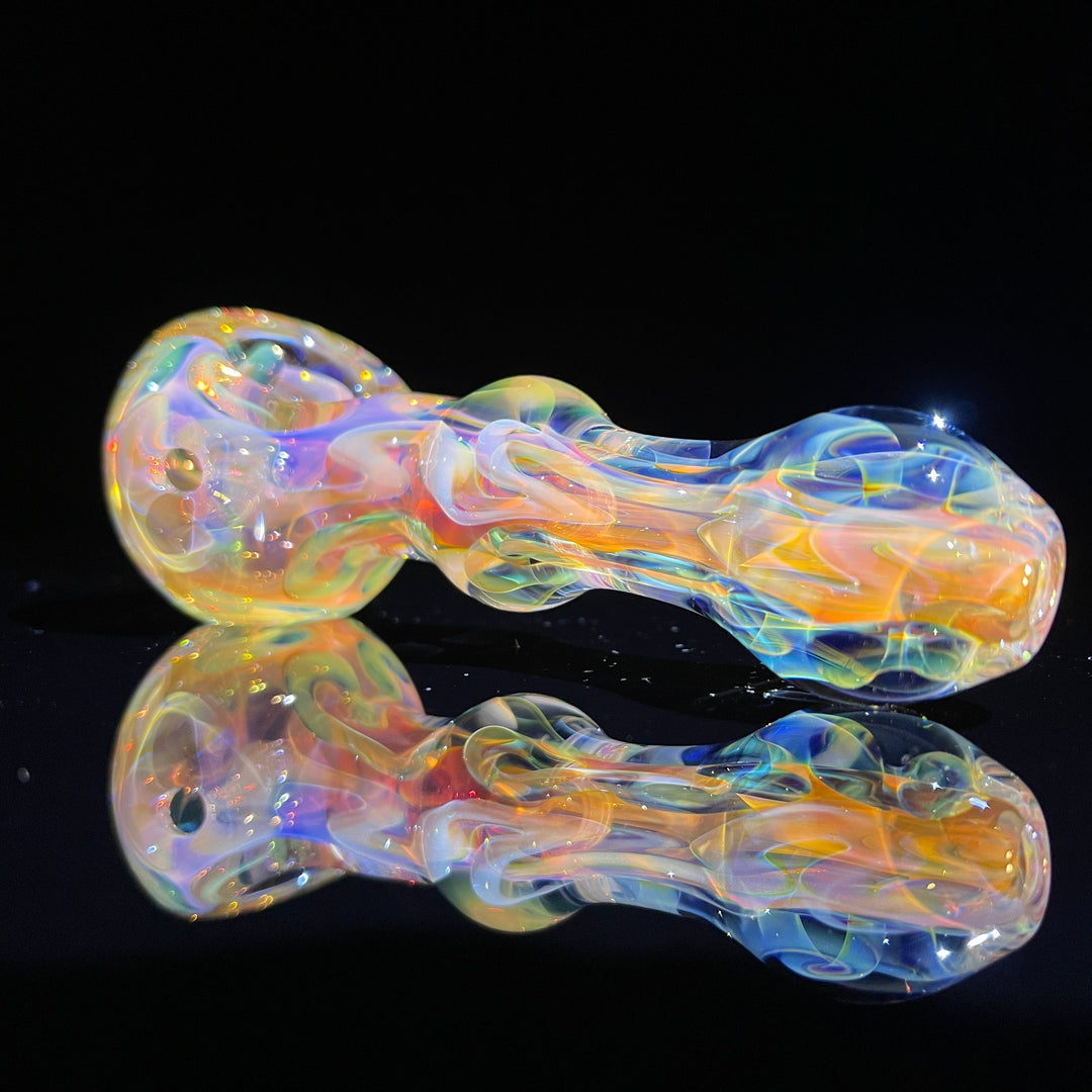 Large Ghost Flame Maria Pipe Glass Pipe Tiny Mike   