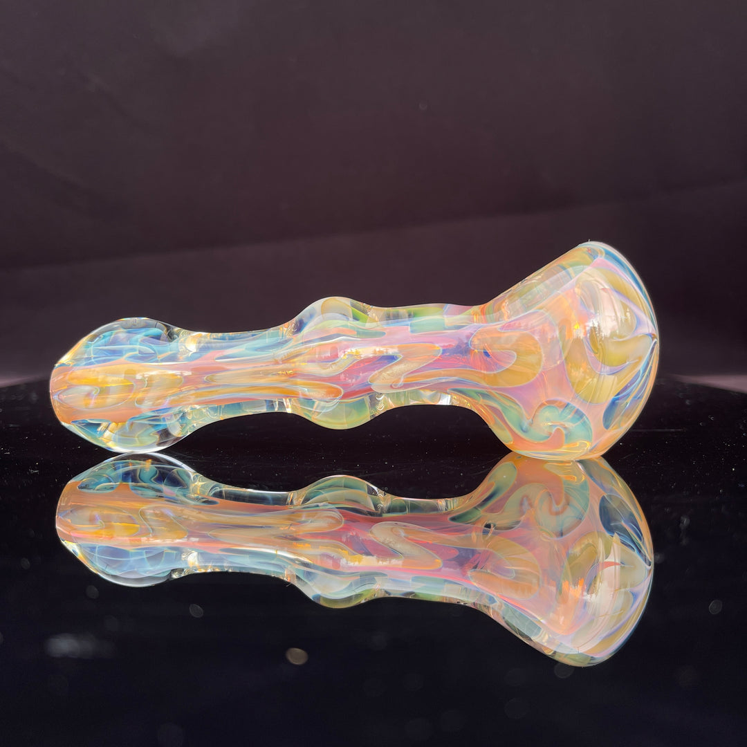 Large Ghost Flame Maria Pipe Glass Pipe Tiny Mike   