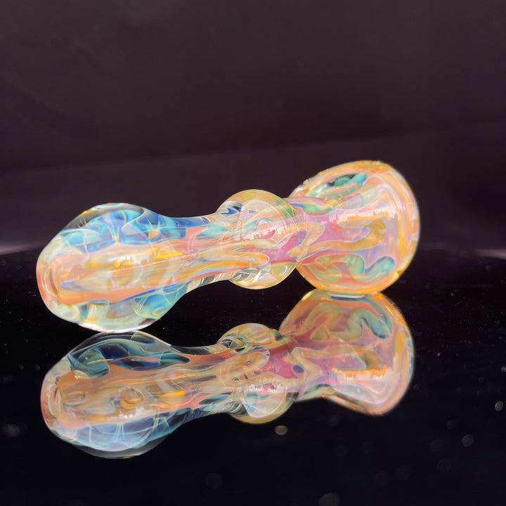 Large Ghost Flame Maria Pipe Glass Pipe Tiny Mike   