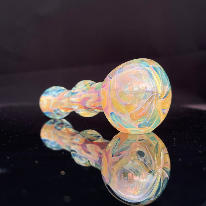 Large Ghost Flame Maria Pipe Glass Pipe Tiny Mike   